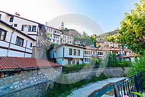 Goynuk cityscape. Historical town of Bolu.