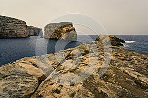 Gozo island cliffs landscape Malta