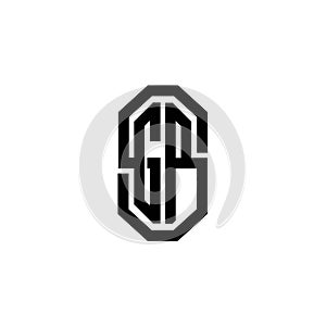 GP Logo Modern Vintage Monogram Style