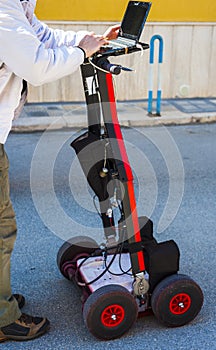 GPR is a noninvasive method used in geophysics photo