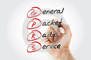 GPRS - General Packet Radio Service acronym photo