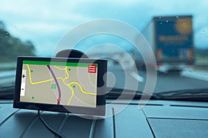 GPS car navigation device