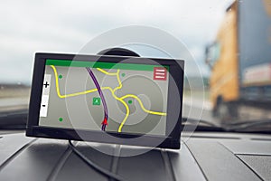 GPS car navigation device