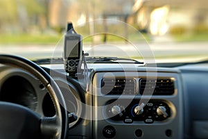 GPS on dashboard