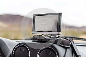 GPS device in a car