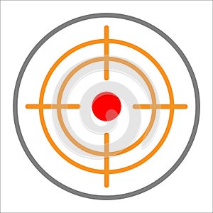 Gps glyph flat vector icon