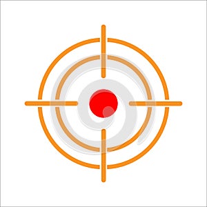 Gps glyph flat vector icon