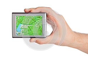 GPS in hand