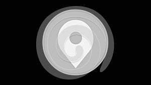 gps icon animation on off