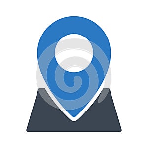 GPS  glyph color icon