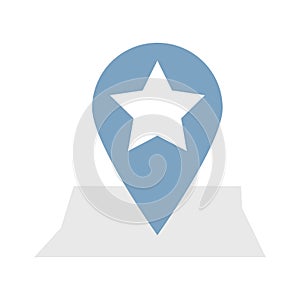 Gps Line vector icon which can easily modify or edit