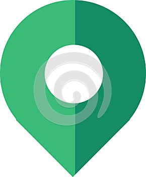 Gps location mobile phone app button icon vector