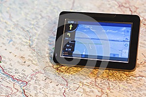 GPS and map