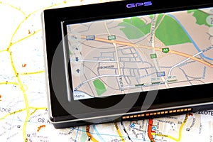 GPS and map