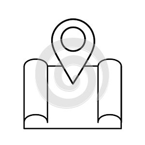 gps map location pointer icon