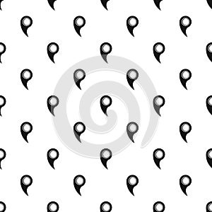 Gps mark pattern seamless vector