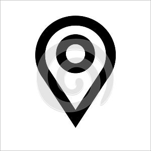 Gps marker maps symbol isolated. Vector illustration