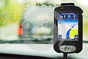 GPS navigation receiver