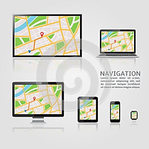 GPS Navigation Template