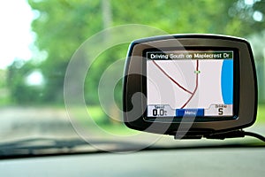 GPS Navigation in Travelling Car