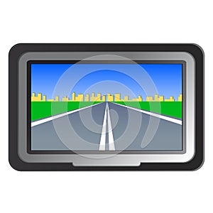 GPS navigation - vector illustration