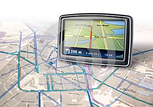 Gps navigator device photo