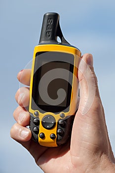 GPS Navigator in the hand