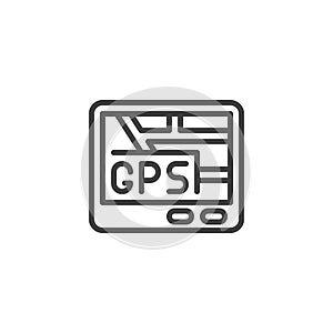 GPS Navigator line icon