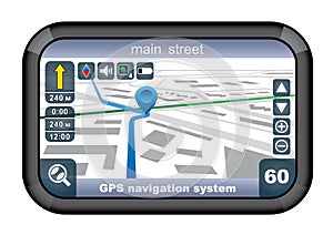 GPS navigator.