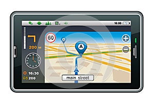 GPS navigator. photo