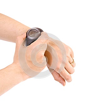 A GPS / pulse watch for running