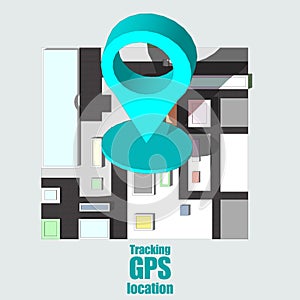 GPS tracking map