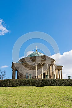Grabkapelle Stuttgart Mausoleum European Blue Skies Old Architecture Landscape Beautiful Monument Germany