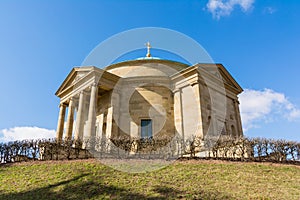 Grabkapelle Stuttgart Mausoleum European Blue Skies Old Architecture Landscape Beautiful Monument Germany