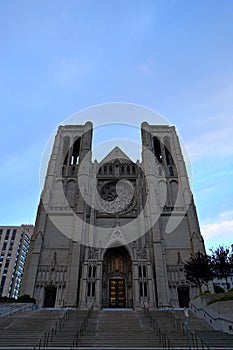 Grace Catholic Cathedral in San Francisco, California,USA