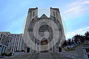 Grace Catholic Cathedral in San Francisco, California, USA