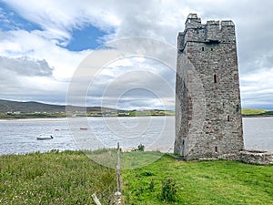 Grace O’Malley’s Castle at Kildavnet, Achill