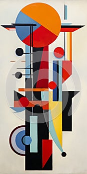 Graceful Balance: Geometric Constructivism In Industrial Paintings