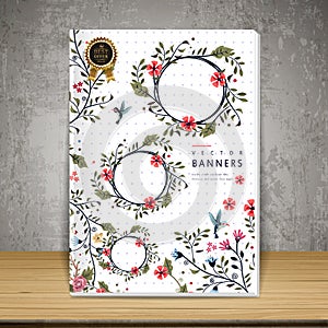 Graceful book cover design