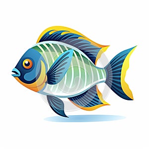 Graceful stingray drawing