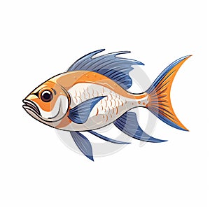 Graceful stingray drawing