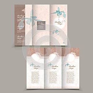 Graceful tri-fold brochure design