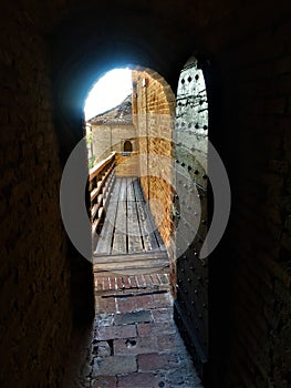 Gradara castle, province of Pesaro e Urbino, Marche region, Italy. History, past, art and tourism