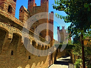 Gradara town, province of Pesaro e Urbino, Marche region, Italy. History, past, art and time