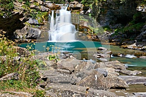 Gradas de Soaso waterfall, Ordesa Natural park photo