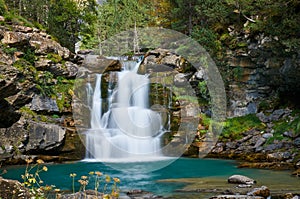 Gradas de Soaso waterfall, Ordesa Natural park photo