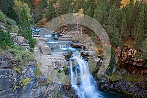 Gradas of Soaso, Falls on Arazas River, Ordesa and Monte Perdido National Park, Spain photo