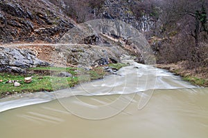 Gradasnicka river in Pirot, Serbia