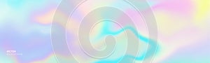 Gradation gradient color background, abstract mesh blend. Vector soft bright color pattern holographic iridescent