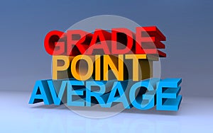 grade point average on blue